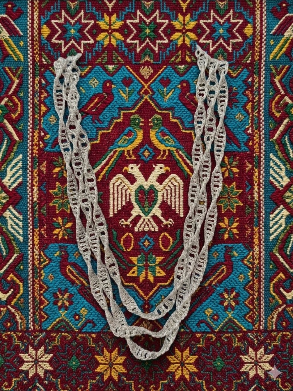 Guatemalan Wedding Lasso/Chain Continuous Extra-Long Interlocking Infinity Style